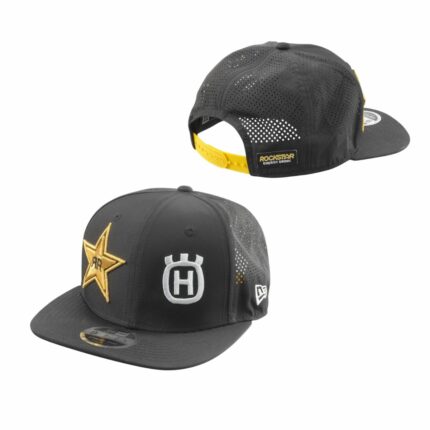 3RS230040100 gorra husqvarna replica rockstar en negro en oferta en masr2r